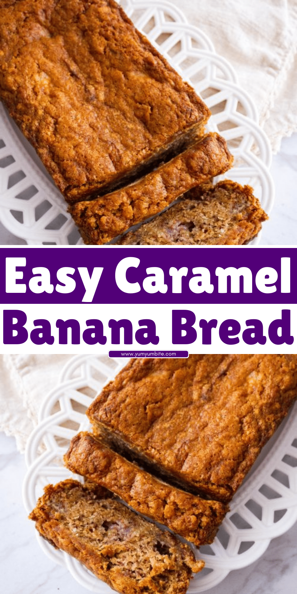 Caramel Banana Bread