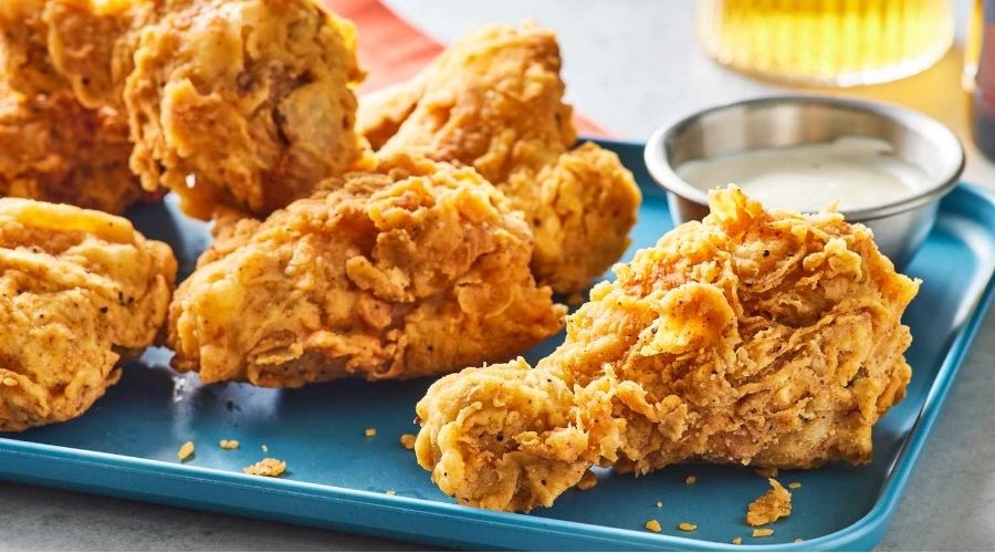 Batter Dipped Fried Chicken