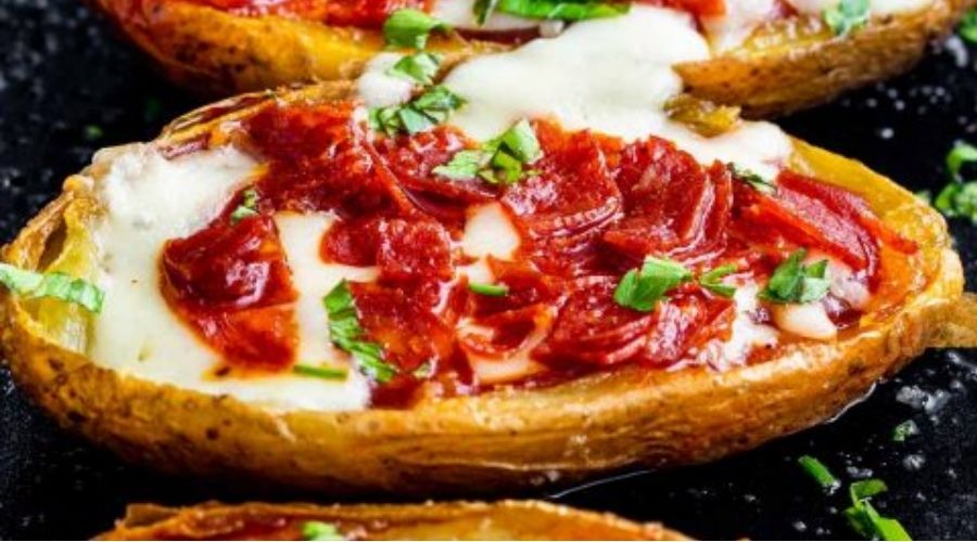 Potato Skin Pizza