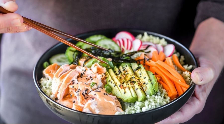 Salmon Sushi Bowl