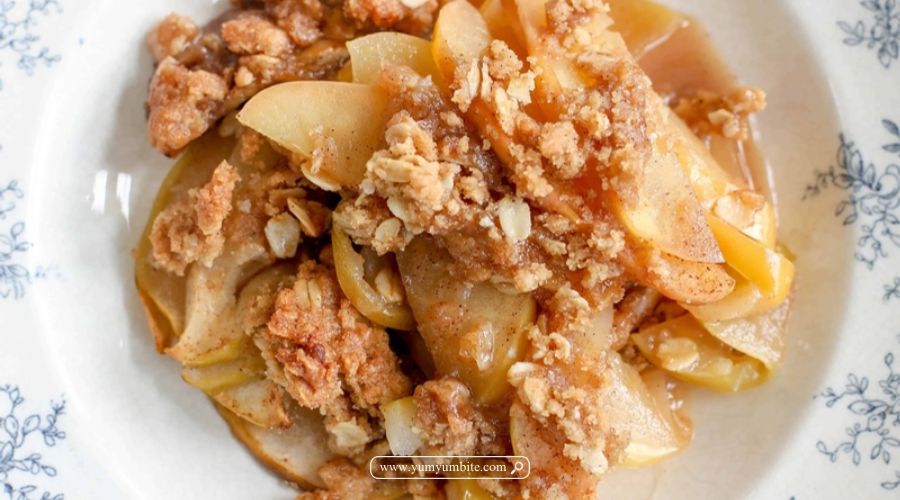 how to store cooked apple crisp