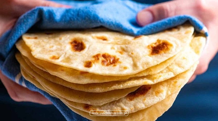 how to store cooked flour tortillas