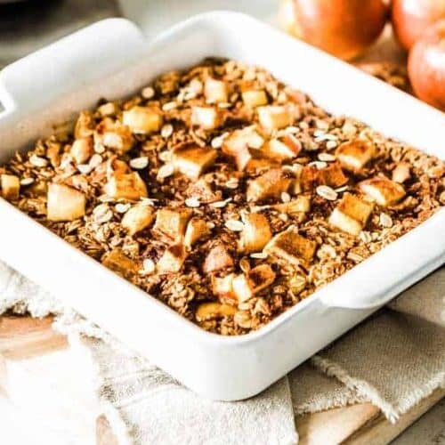 Apple Cinnamon Baked Oatmeal