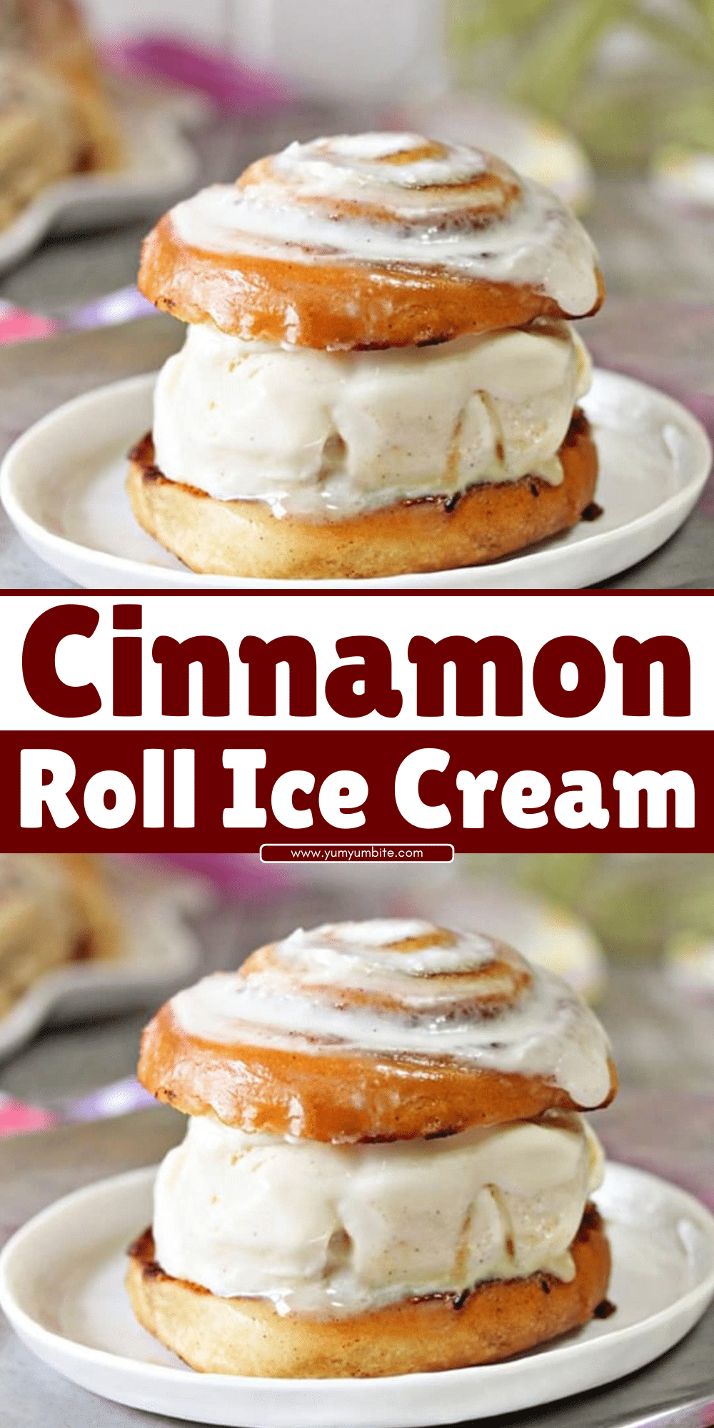 Cinnamon Roll Ice Cream