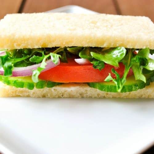 Cucumber Tomato Sandwich