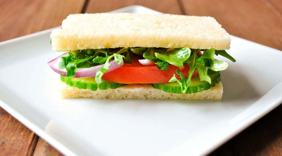 Cucumber Tomato Sandwich