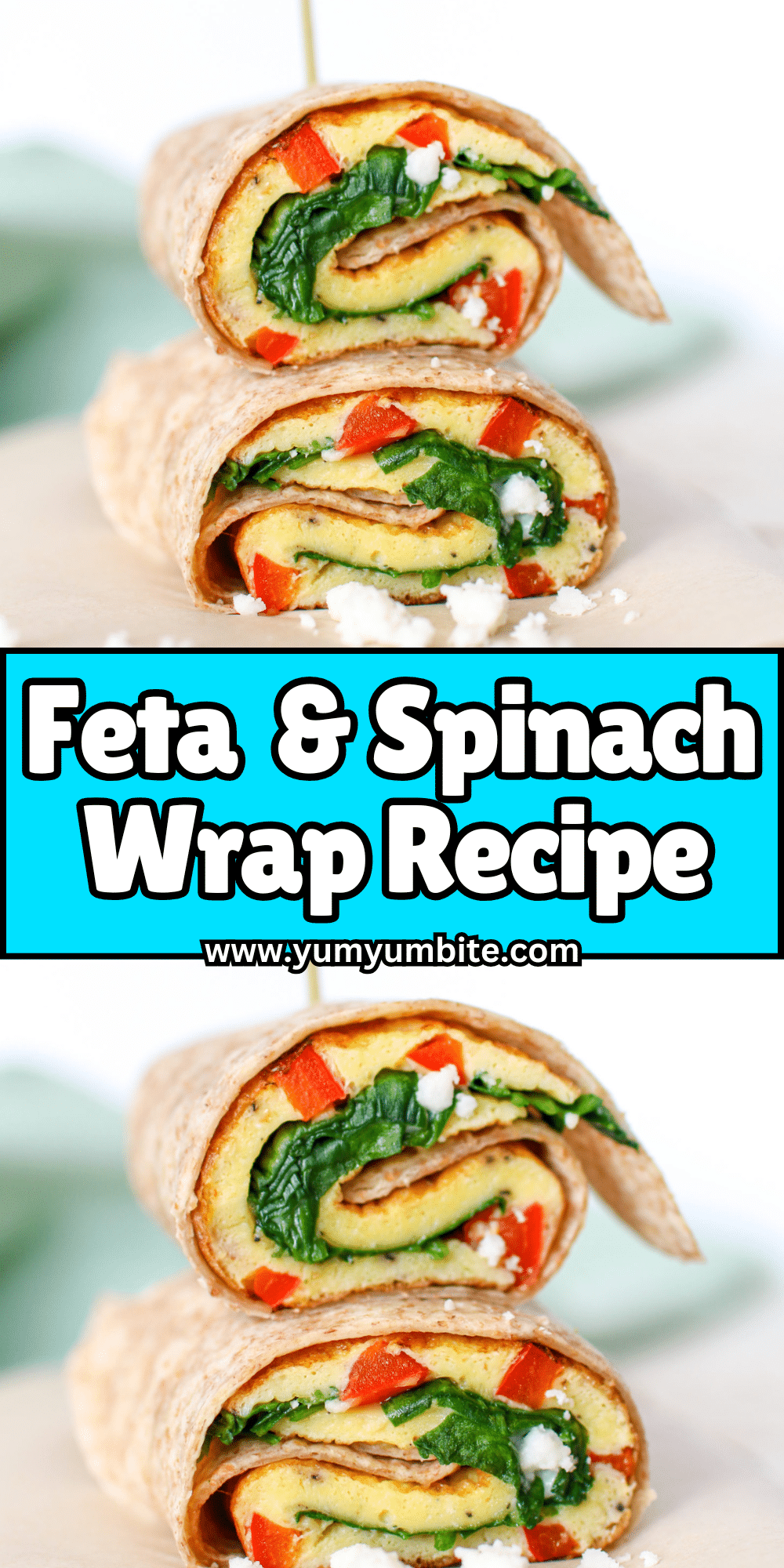 Feta and Spinach Wrap