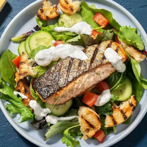 Grilled Salmon Salad