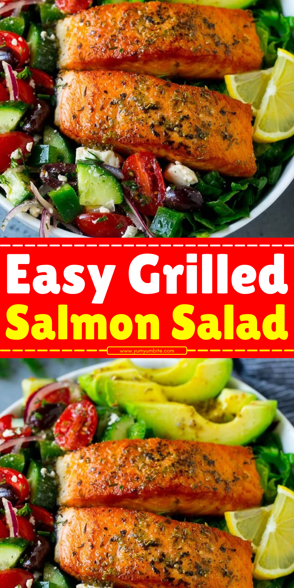 Grilled Salmon Salad