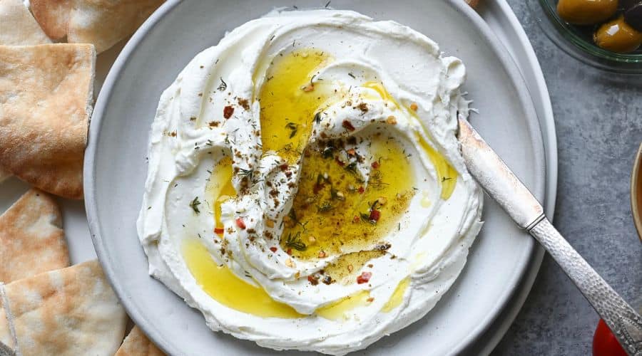 Labneh with Olive Oil