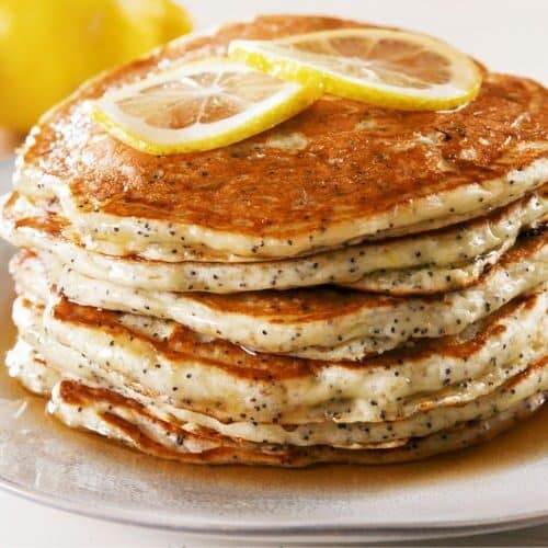 Lemon Poppy Seed Pancake Casserole