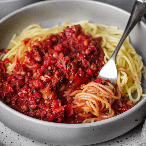 Lentil Bolognese