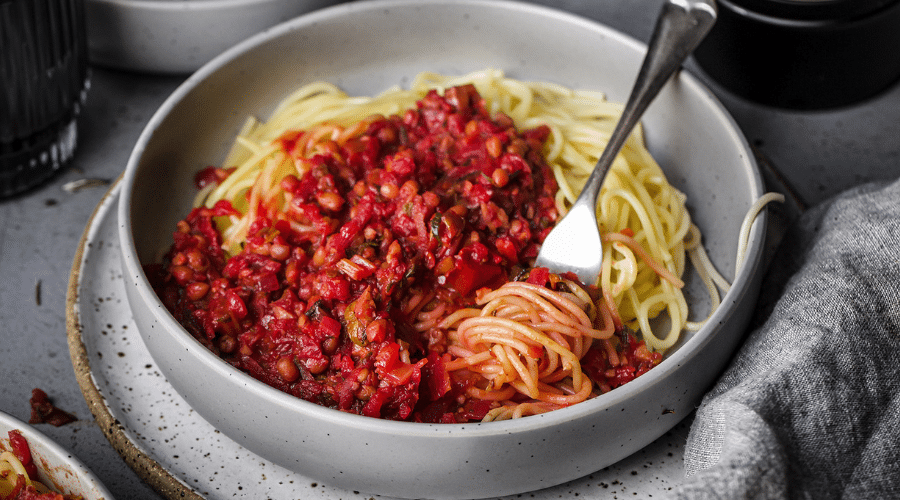 Lentil Bolognese