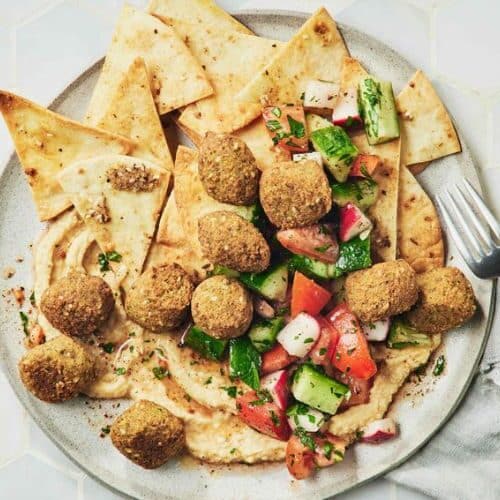 Loaded Hummus Pitas