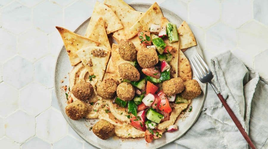 Loaded Hummus Pitas