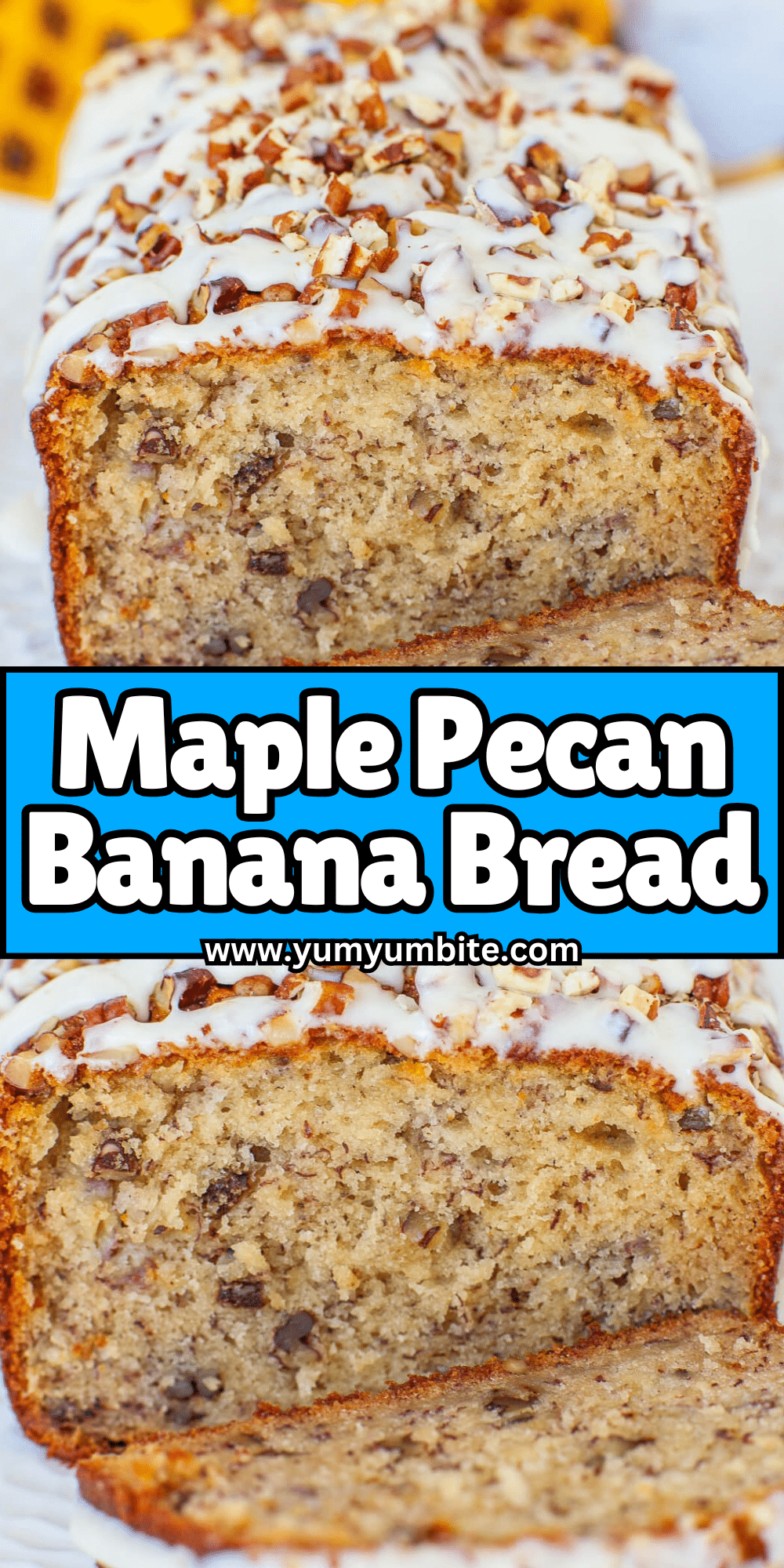 Maple Pecan Banana Bread