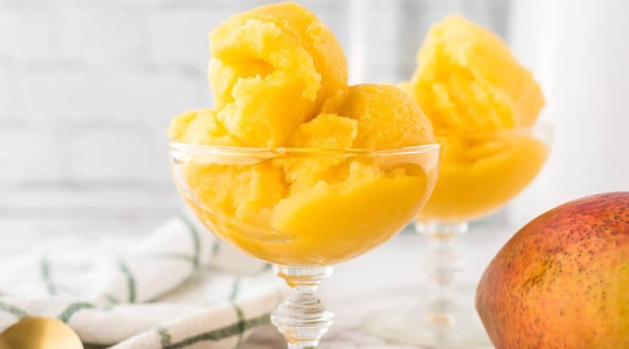 Ninja Creami Mango Sorbet