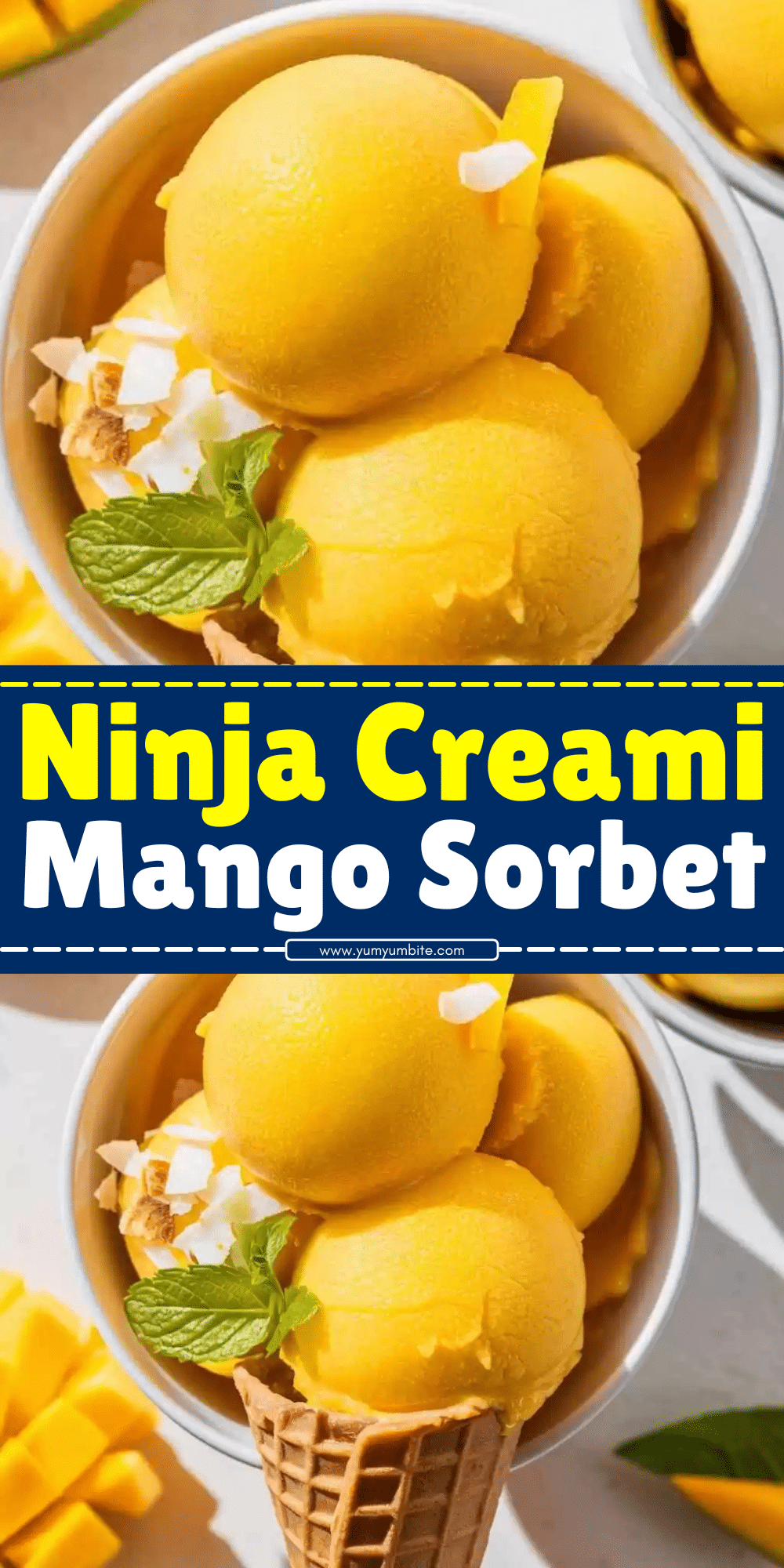 Ninja Creami Mango Sorbet