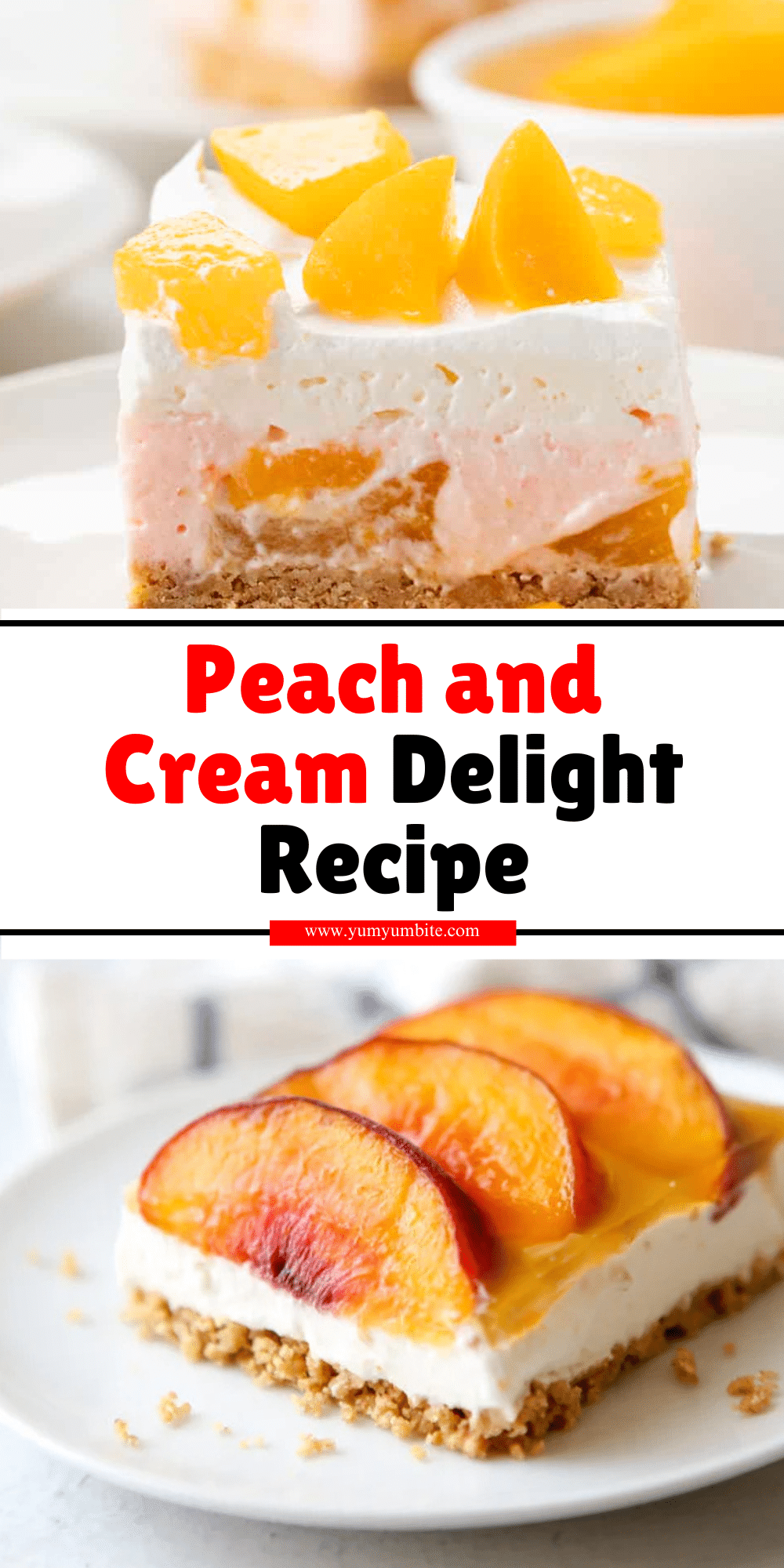 Peach and Cream Delight