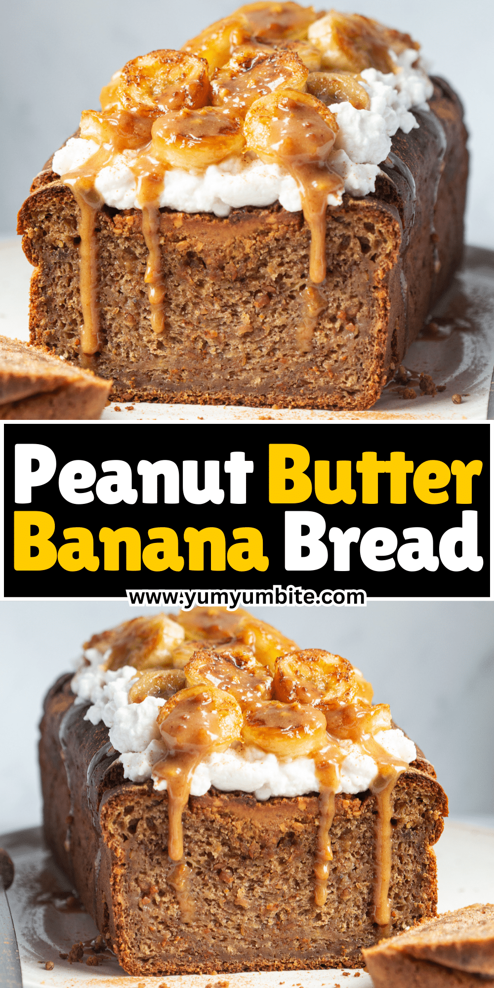 Peanut Butter Banana Bread