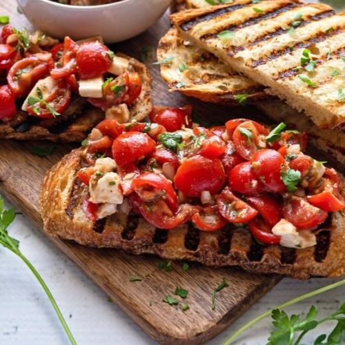 Tomato and Feta Toast