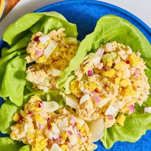 Tuna Salad Lettuce Wraps