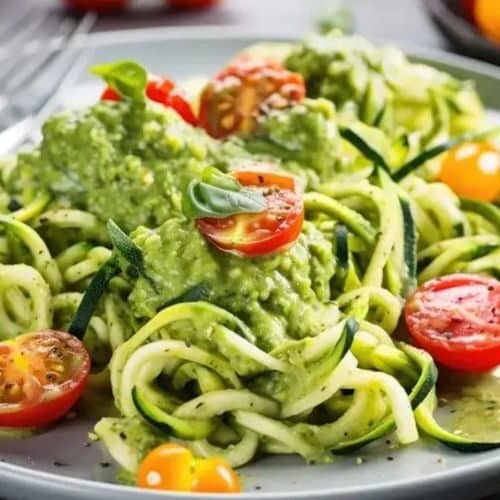 Zucchini Noodles with Pesto