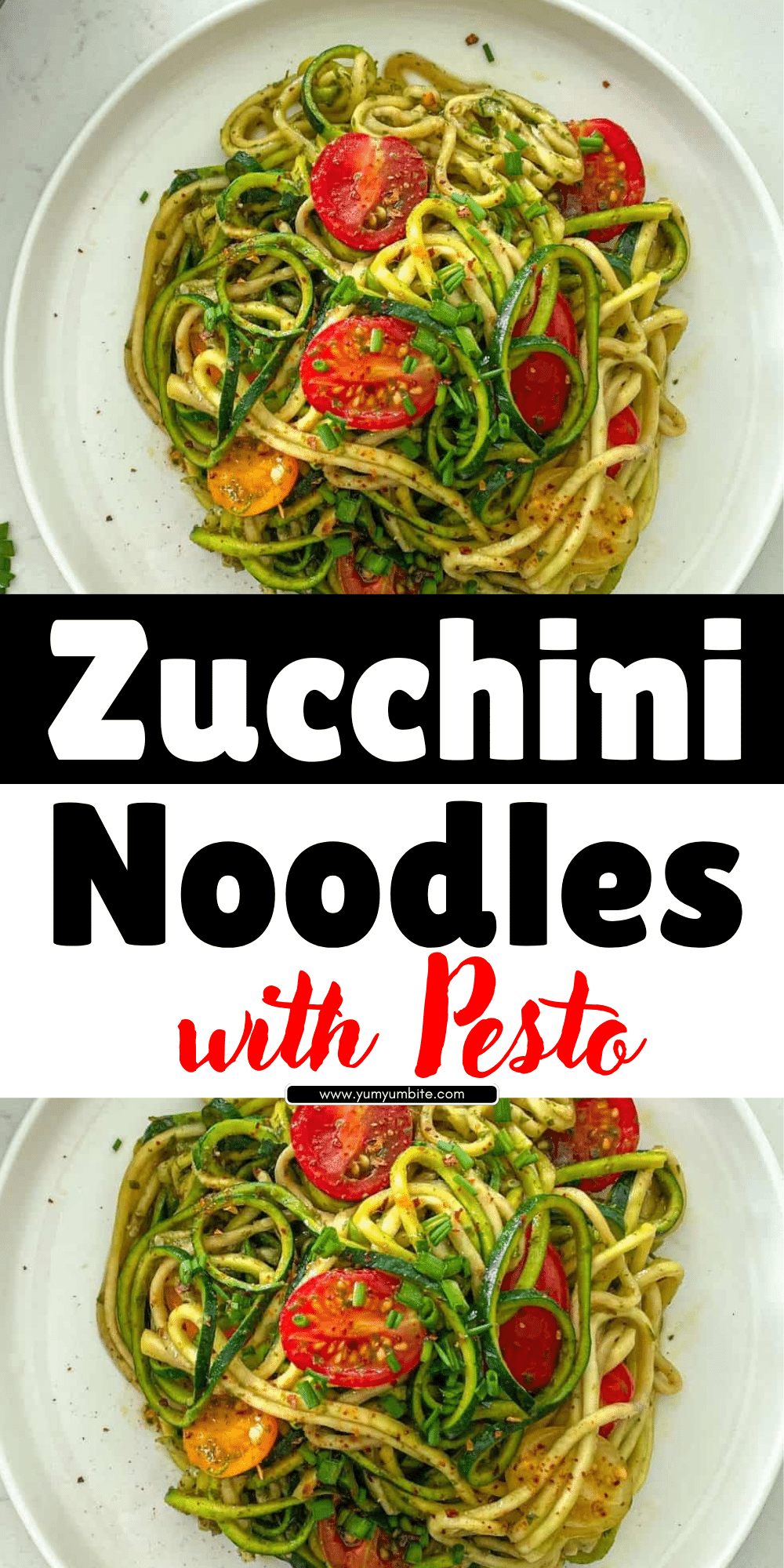 Zucchini Noodles with Pesto