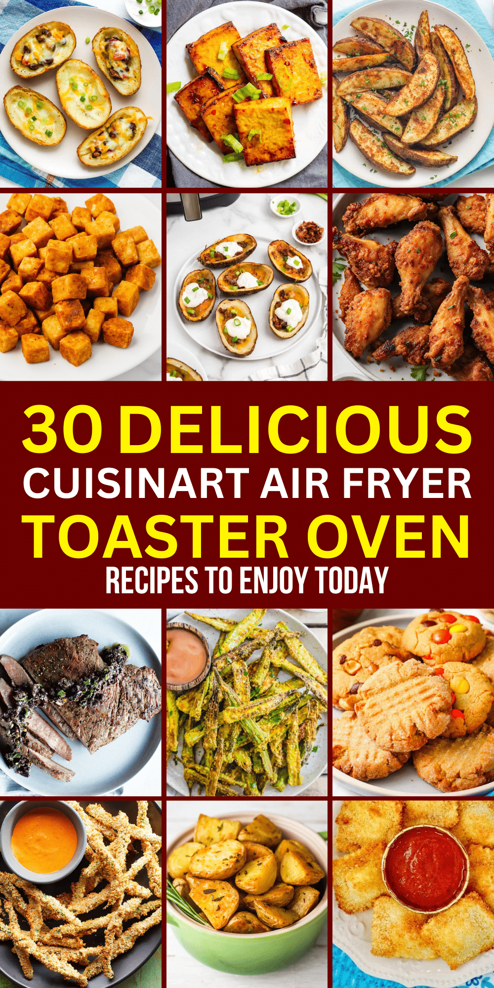 cuisinart air fryer toaster oven recipes