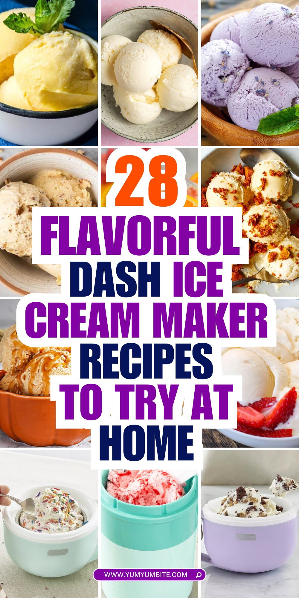 dash ice cream maker recipes