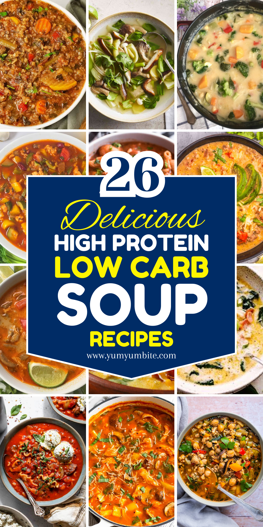 high protein low carb soup recipes