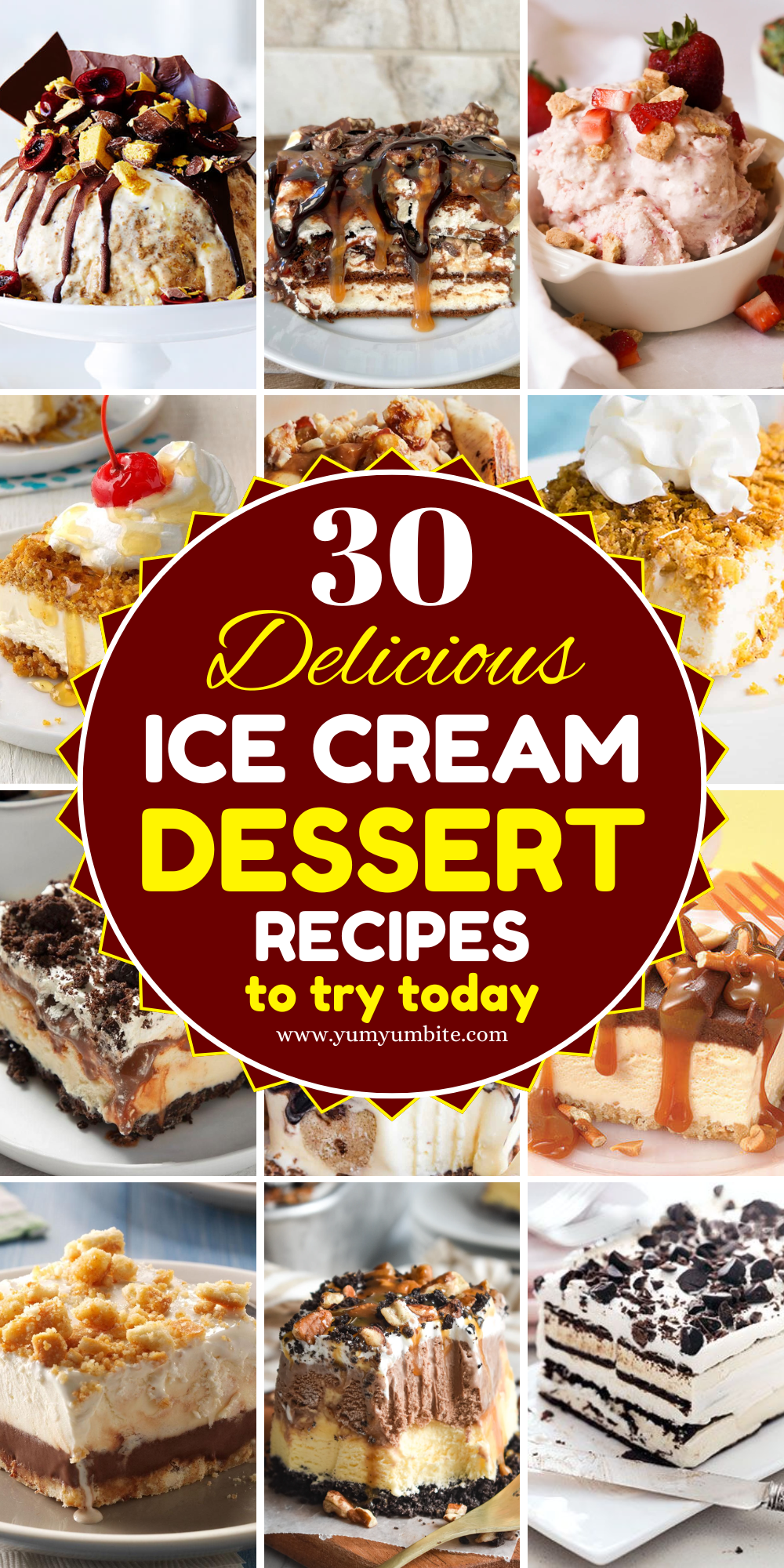 ice cream dessert recipes