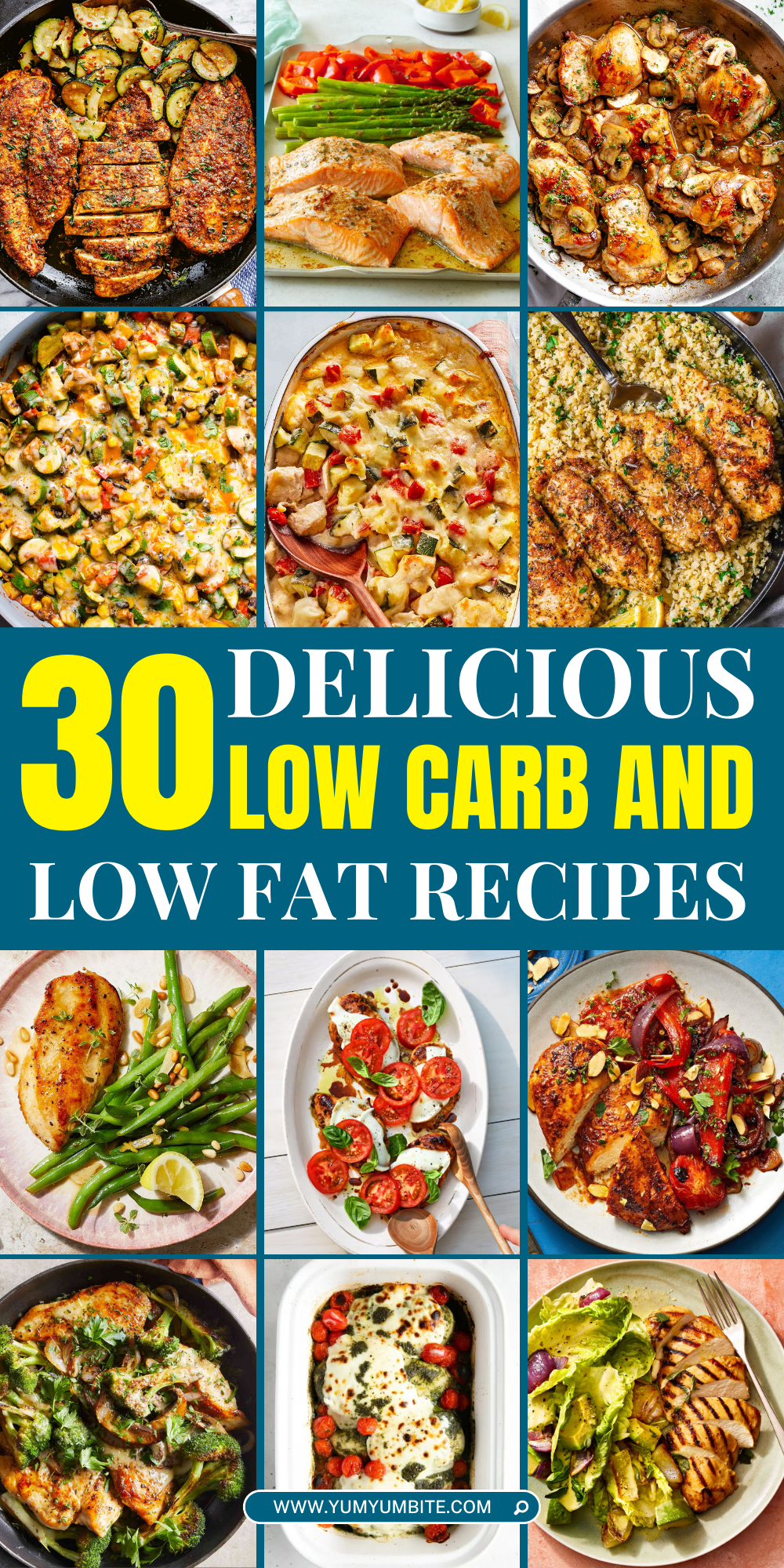 low carb and low fat recipes