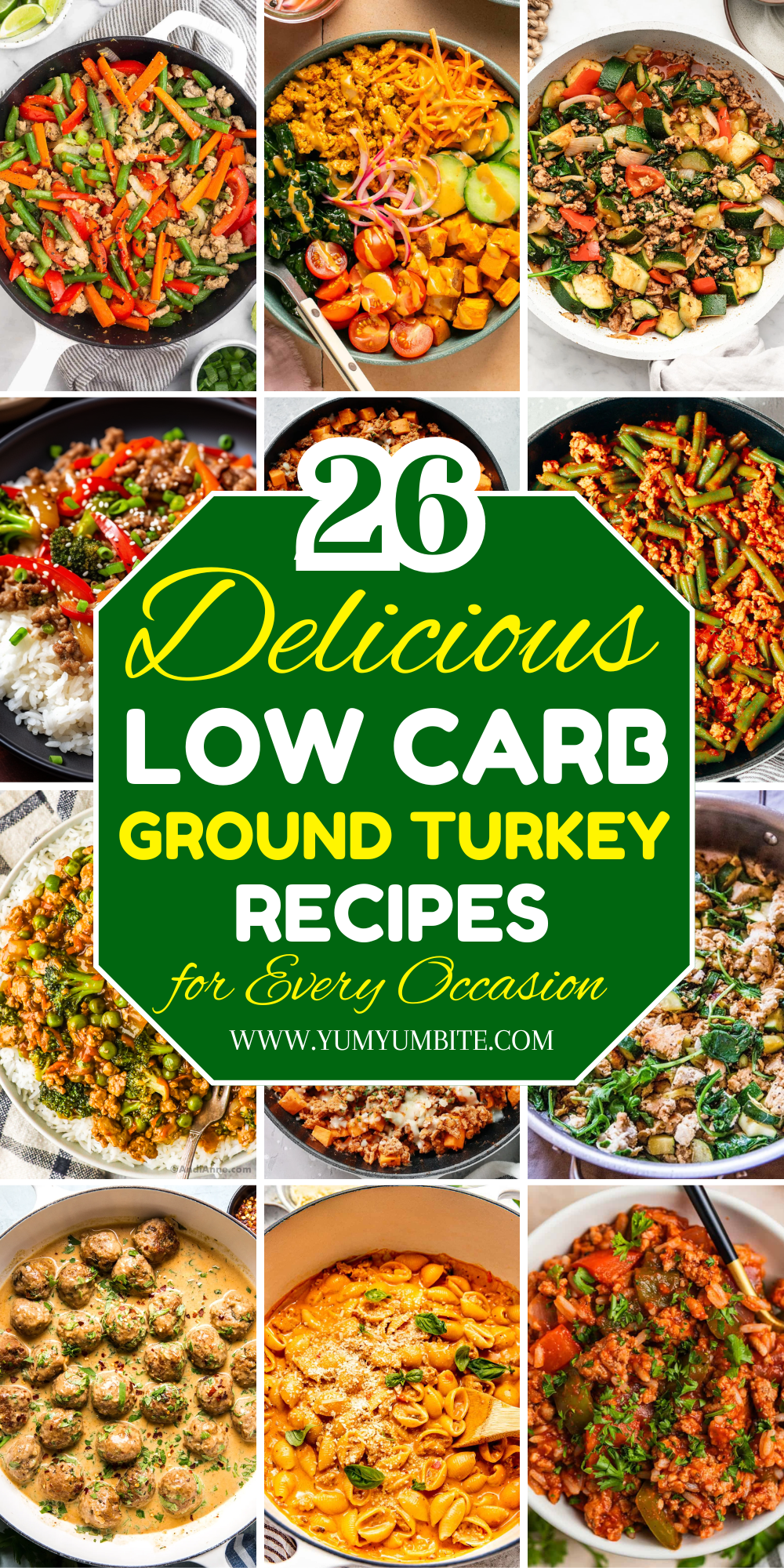 low carb ground turkey recipes