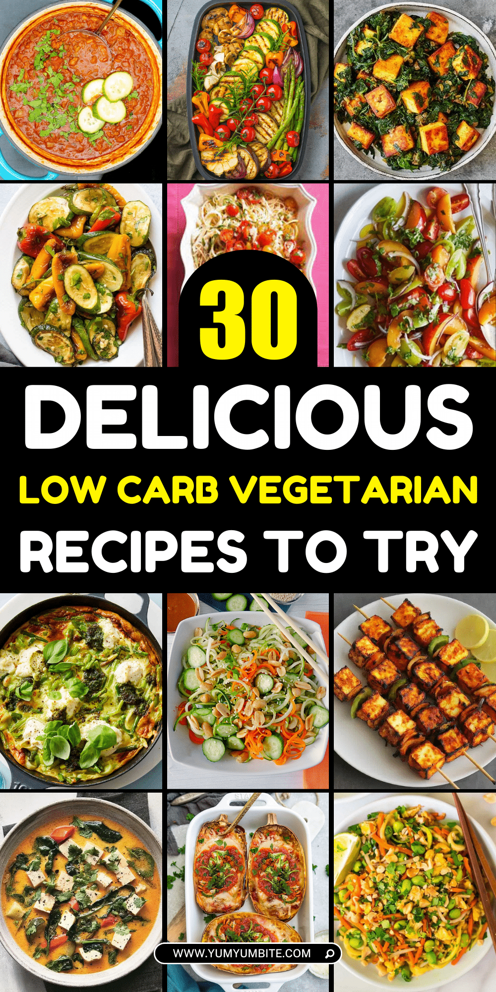 low carb vegetarian recipes