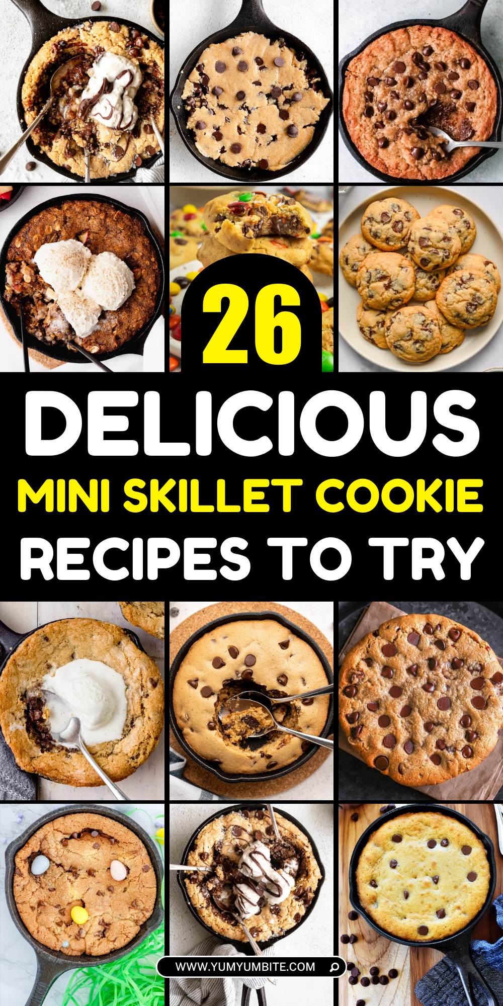 mini skillet cookie recipes