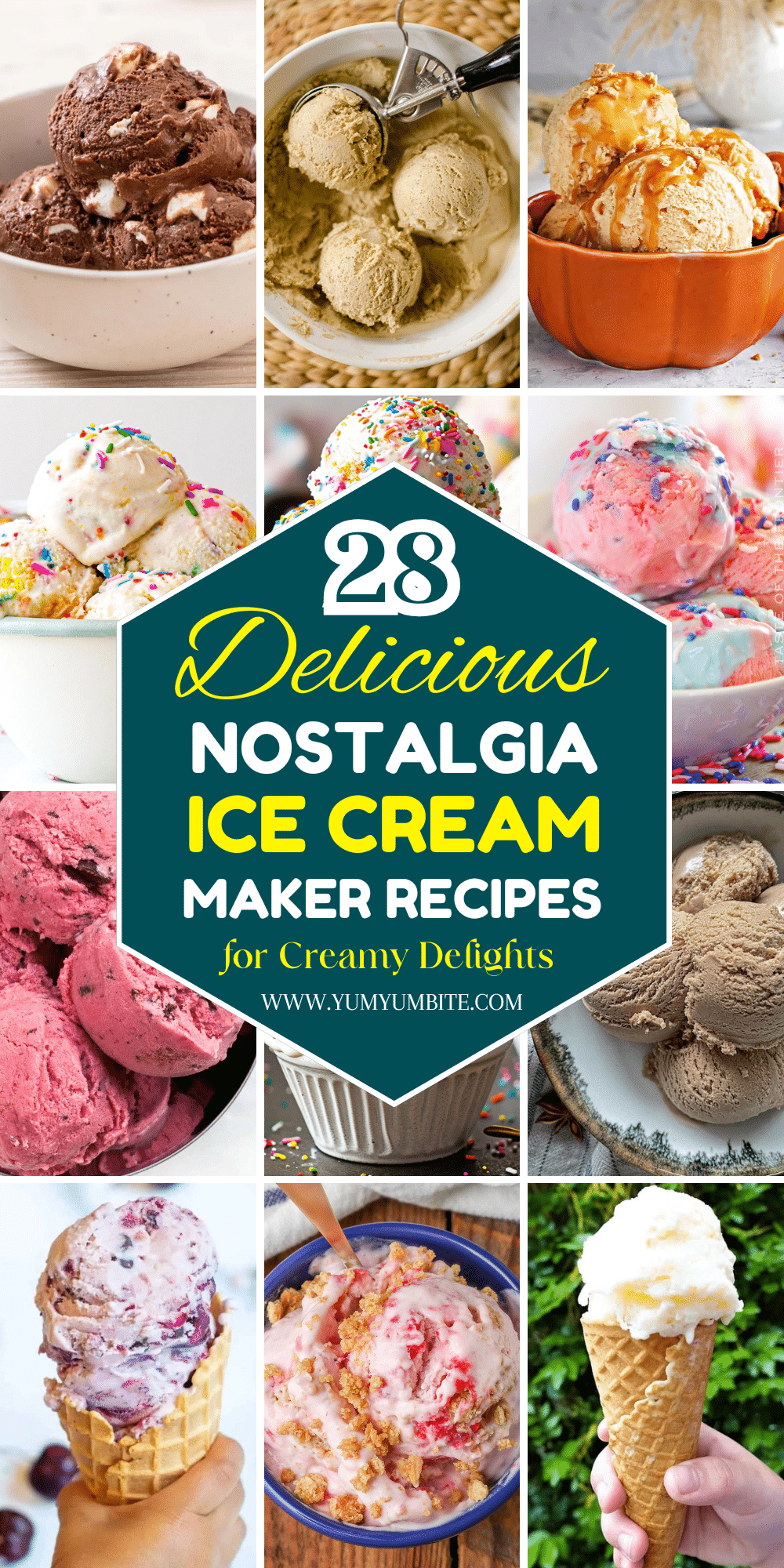 nostalgia ice cream maker recipes