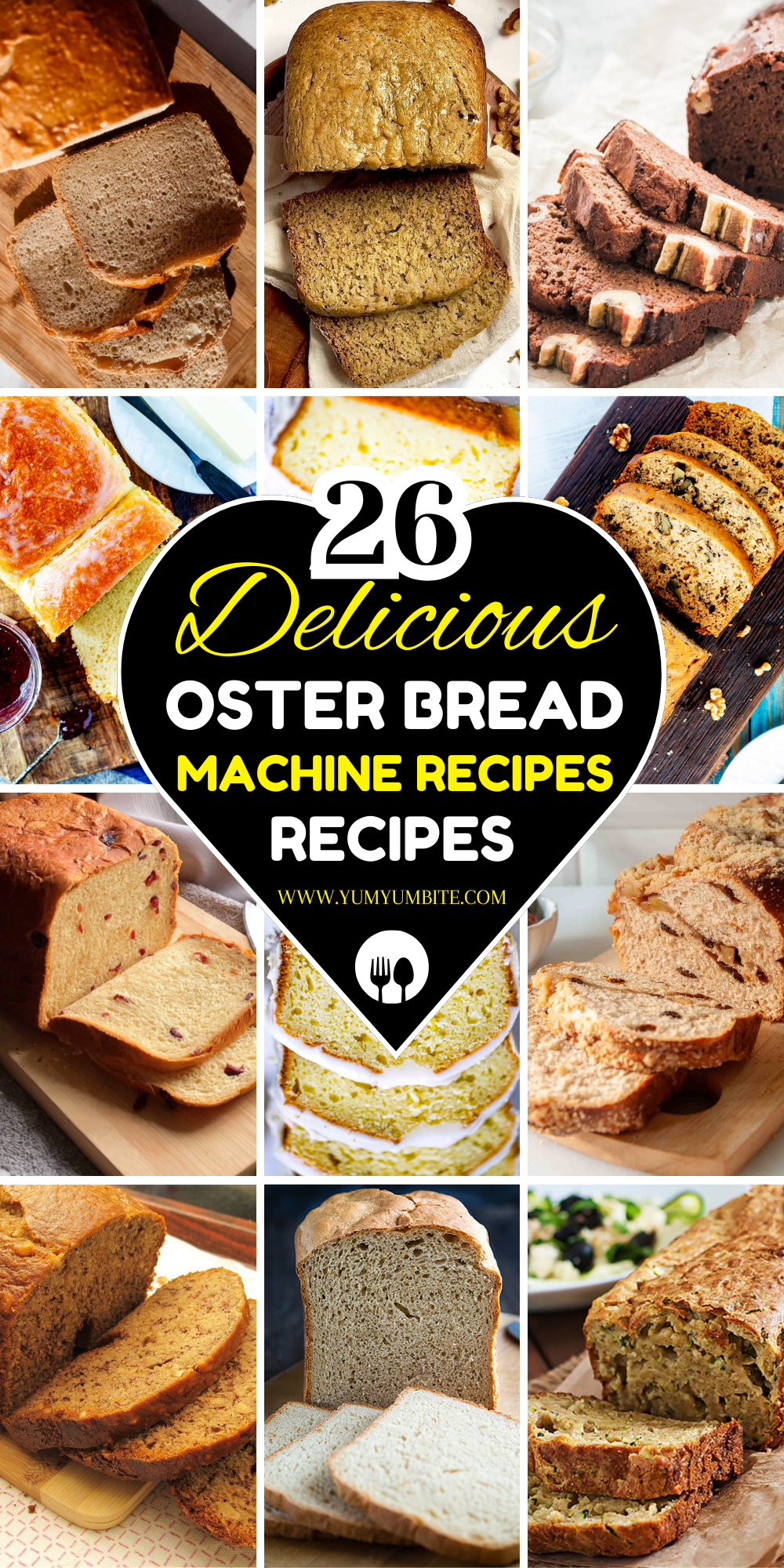 oster bread machine recipes