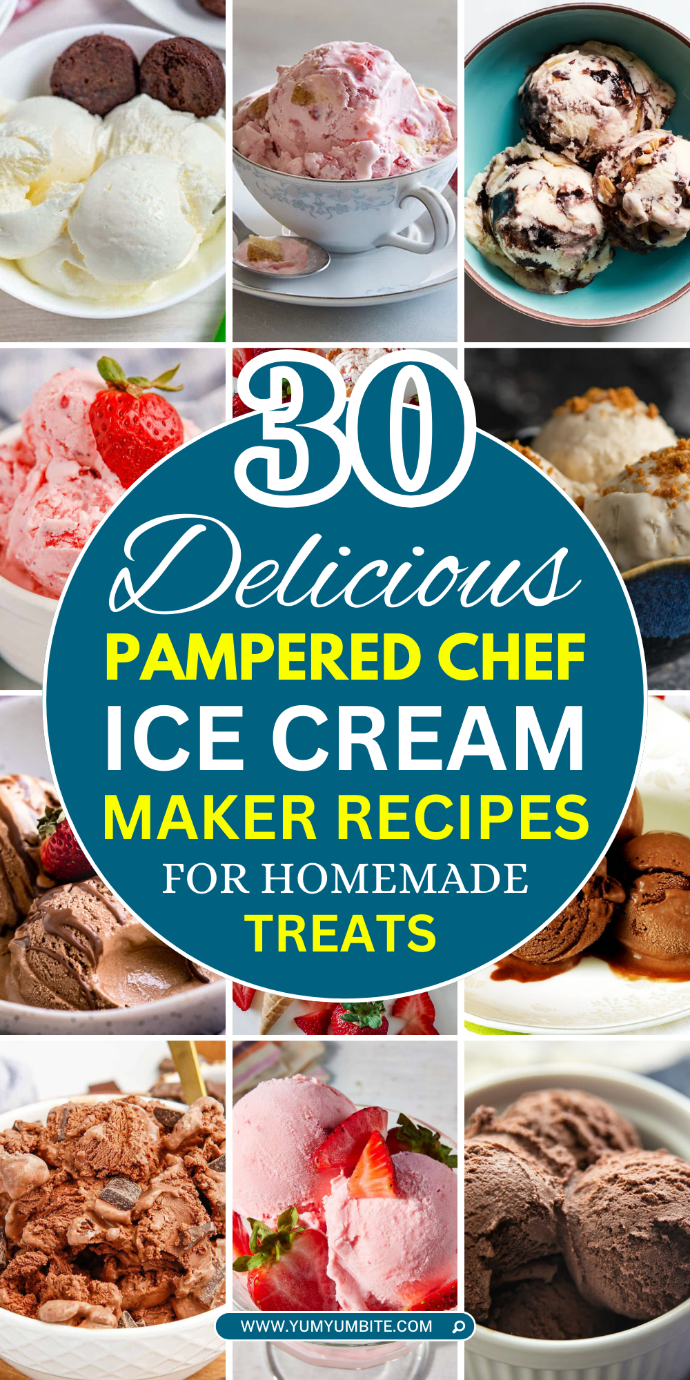 pampered chef ice cream maker recipes