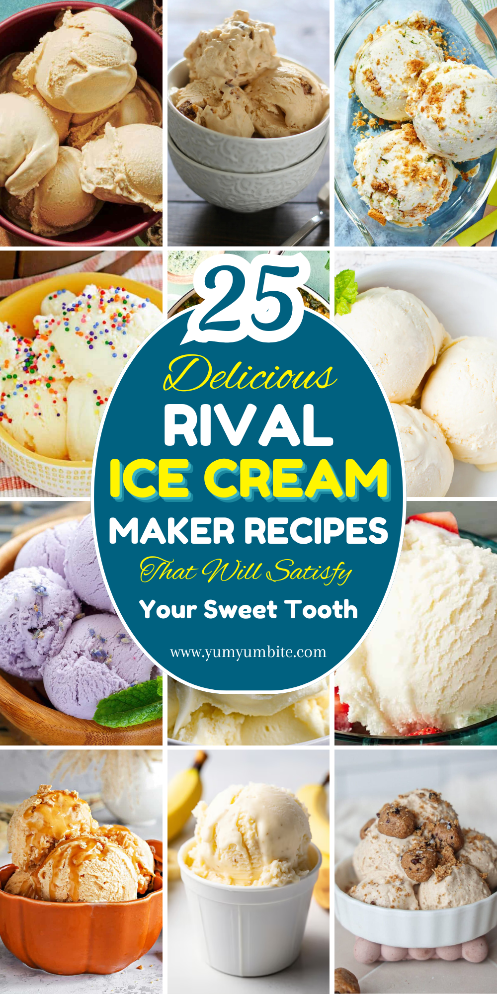 rival ice cream maker recipes