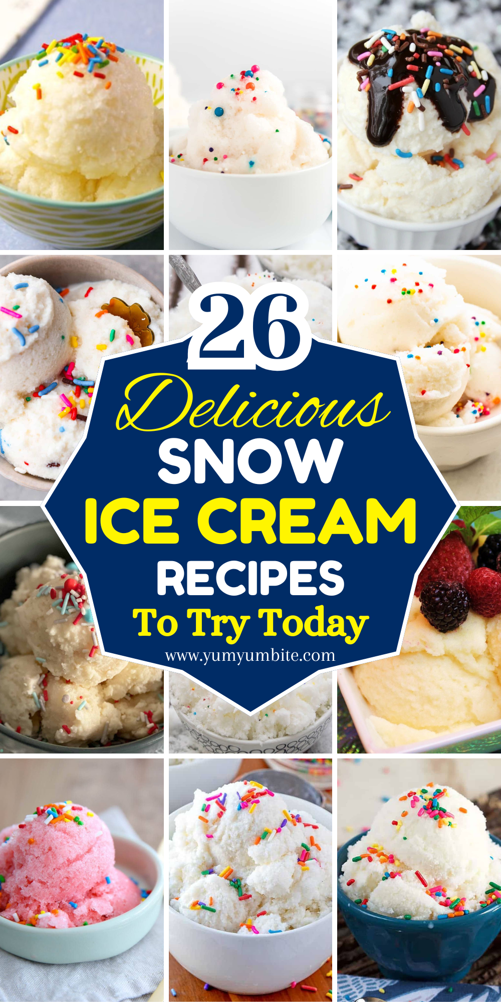 snow ice cream recipes