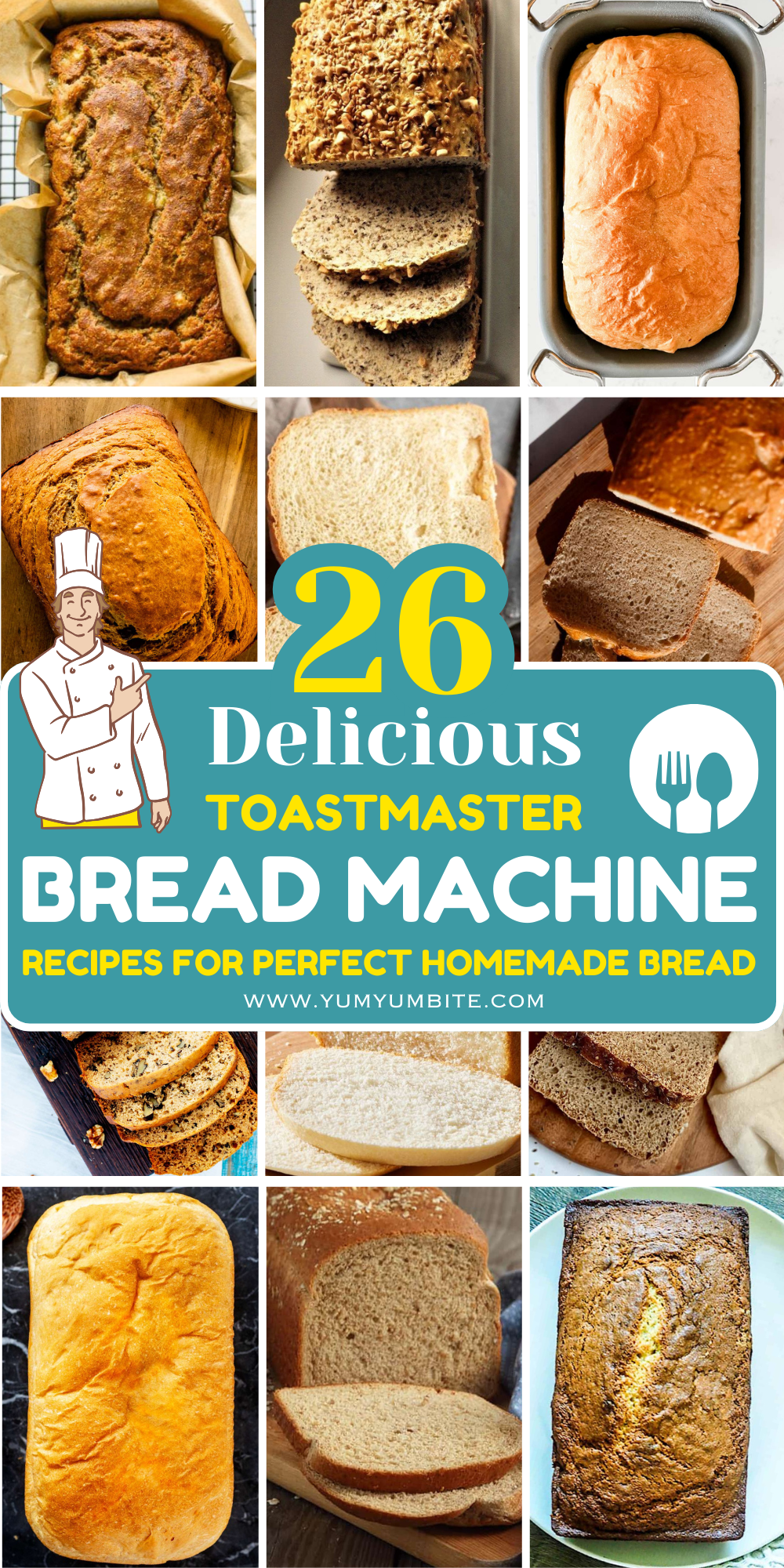 toastmaster bread machine recipes