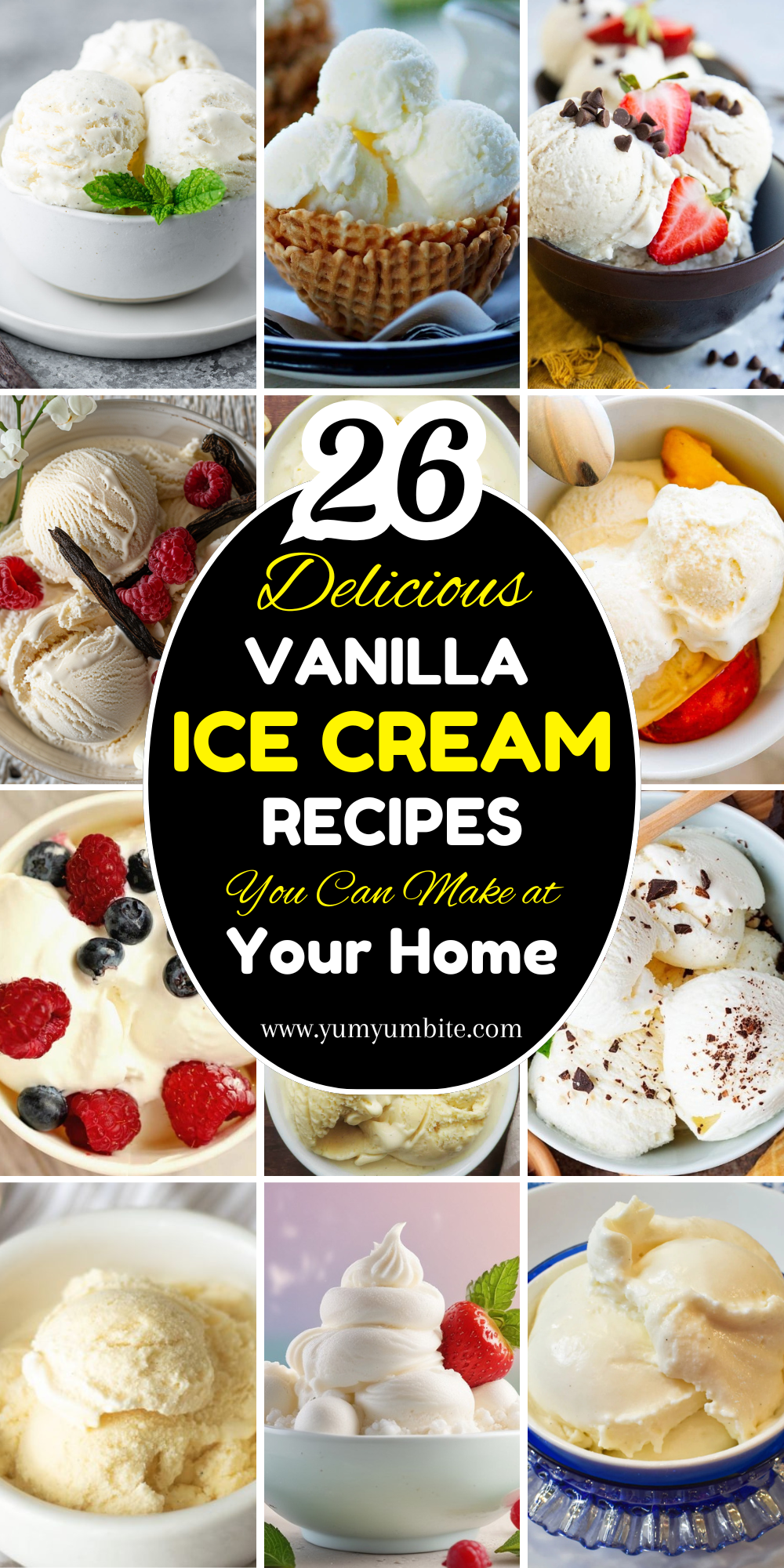 vanilla ice cream recipes