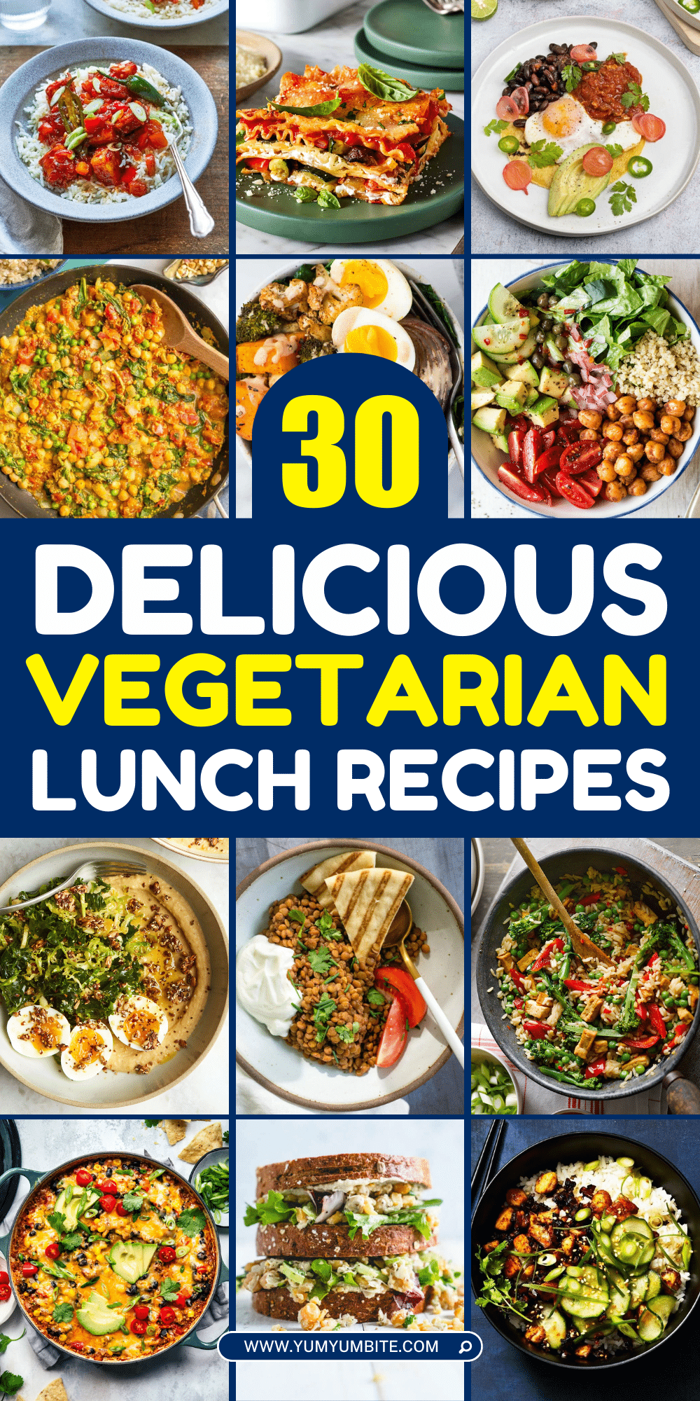 vegetarian lunch recipes