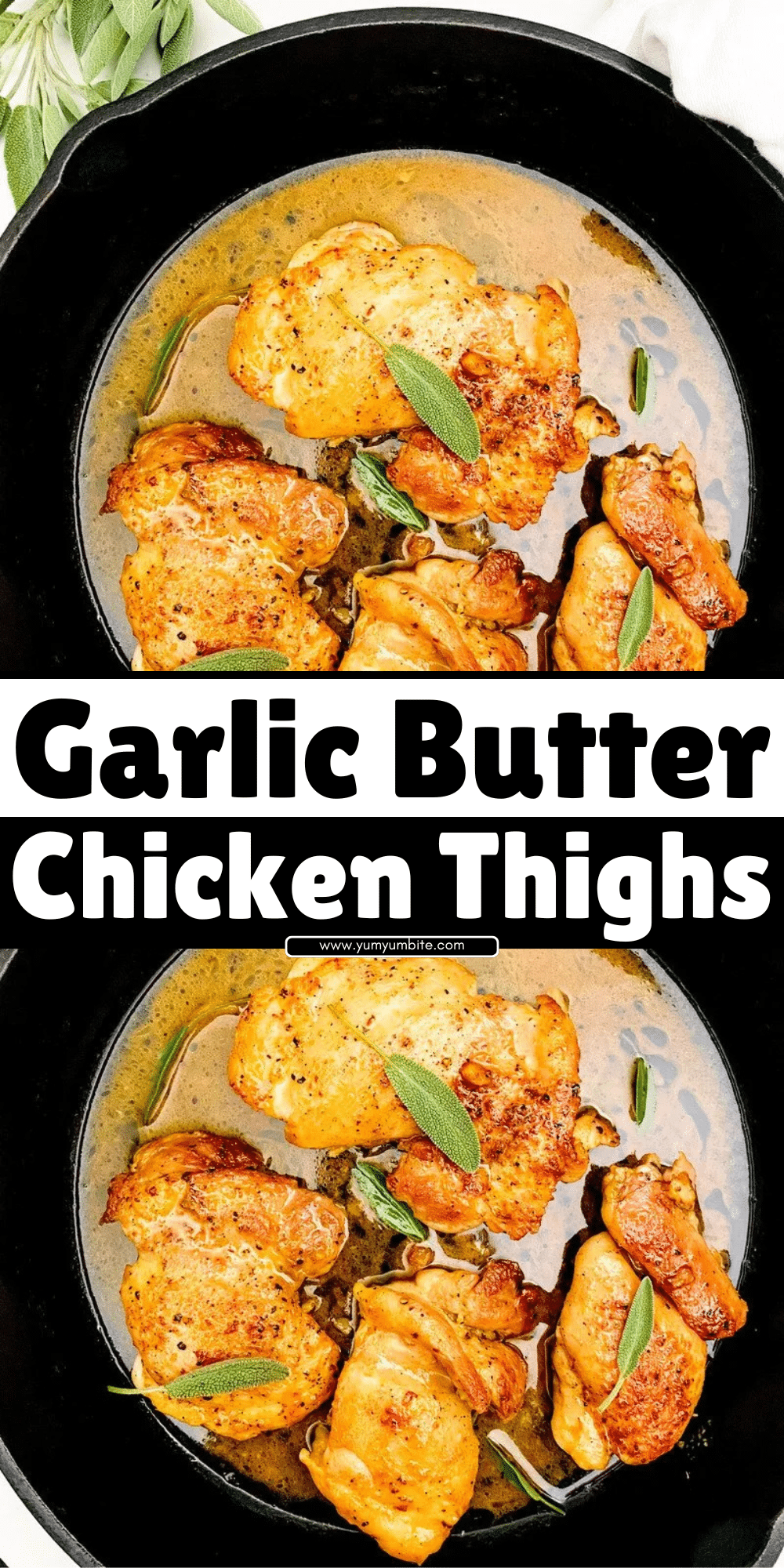 Garlic Butter Chicken Thighs