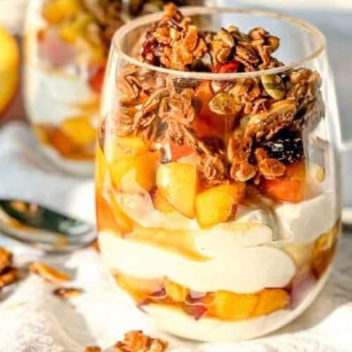 Peach Yogurt Parfaits