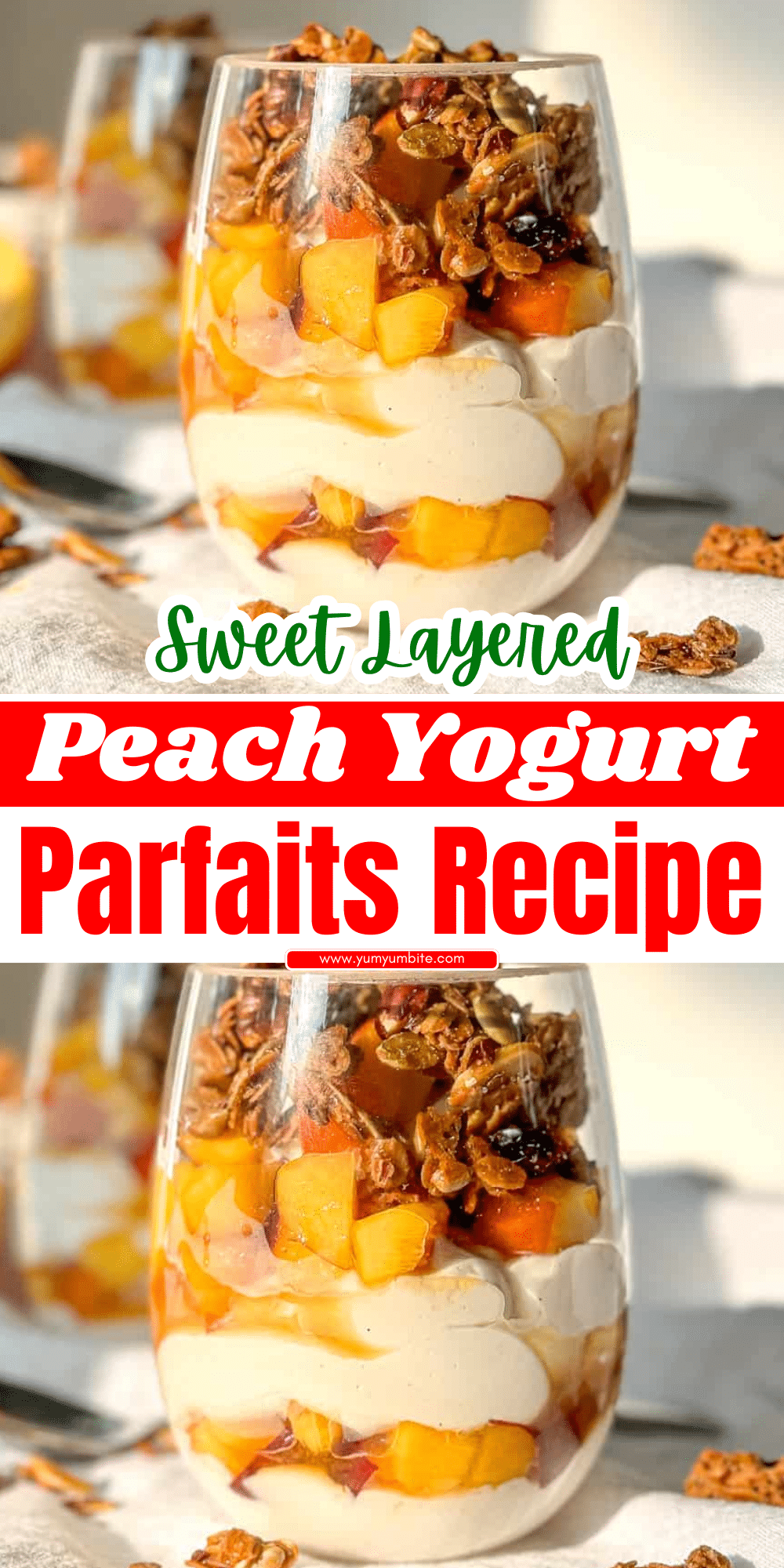 Peach Yogurt Parfaits