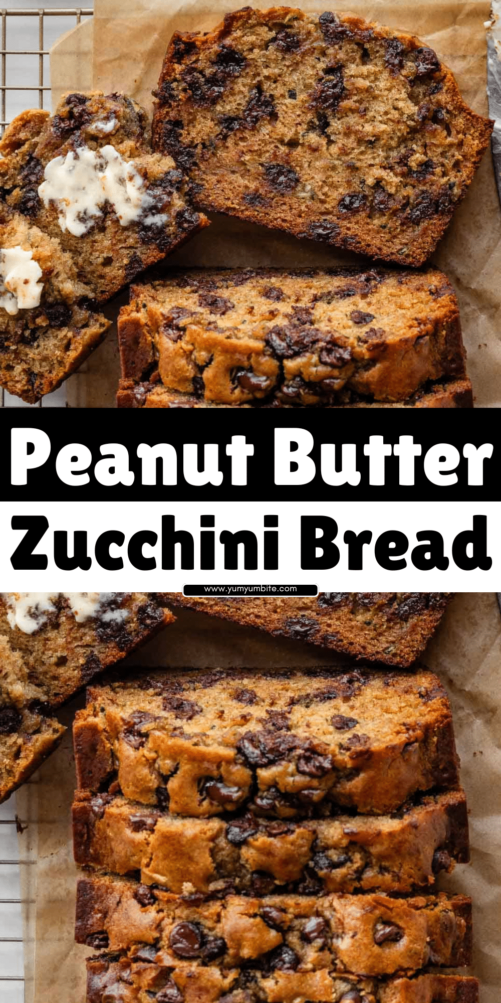 Peanut Butter Zucchini Bread