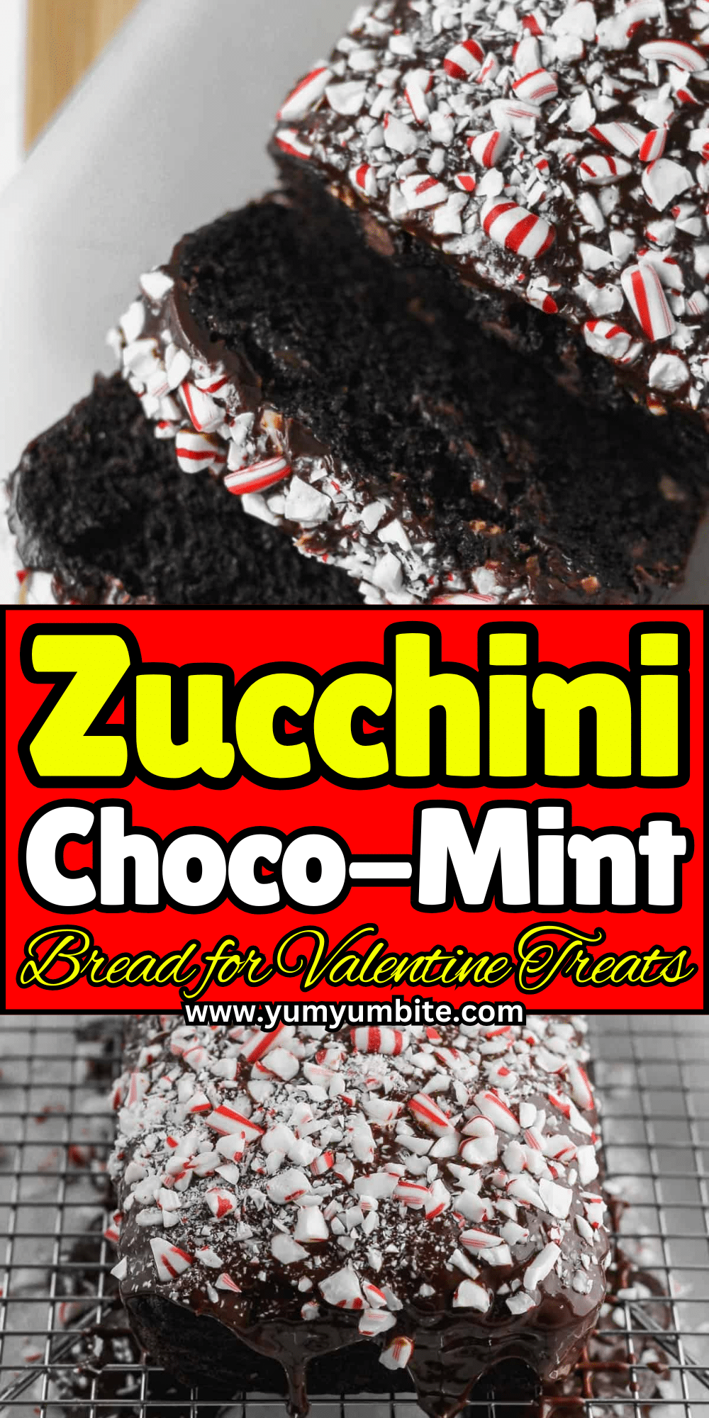 Zucchini Choco Mint Bread