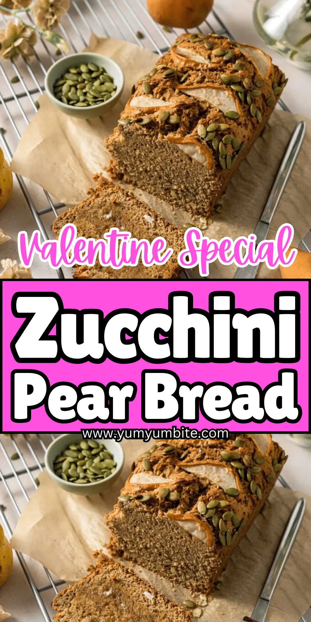 Zucchini Pear Bread